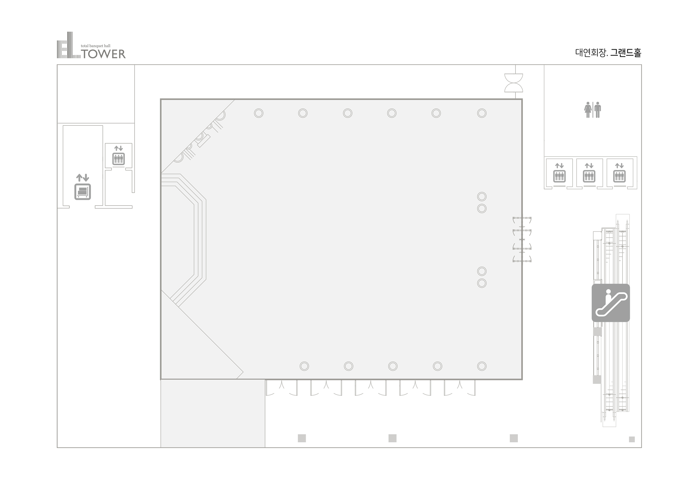 엘타워 그랜드홀 도면
